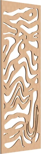 Vista 91 de 9 3/8"W x 24 3/8"H x 1/4"T Northfield Decorativos Paneles de Pared de Madera Calado, Abedul