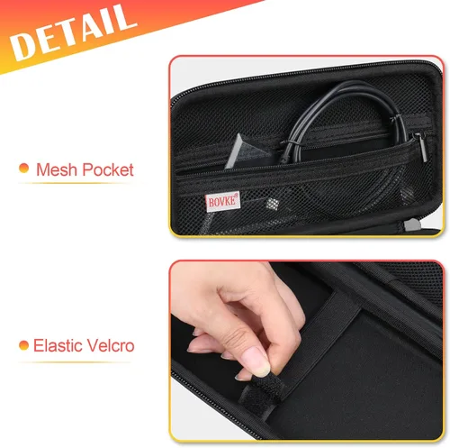 Vista 5 de BOVKE Estuche Duro de Viaje para Calculadora Gráfica Texas Instruments TI-84 Plus CE/TI-84 Plus/TI-83 Plus CE/TI-83 Plus/Casio fx-9750GIII, Bolsillo