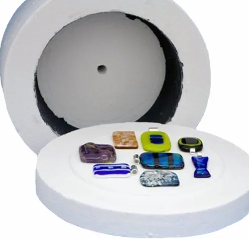Vista 3 de Kit profesional de horno de microondas grande 14 unids conjunto para bricolaje joyería de vidrio fundido horno