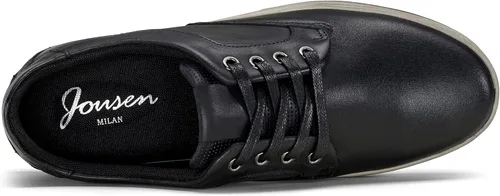 Vista 3 de Jousen Zapatos deportivos de moda para hombre, zapatos casuales retro de cuero para hombre, vestido transpirable