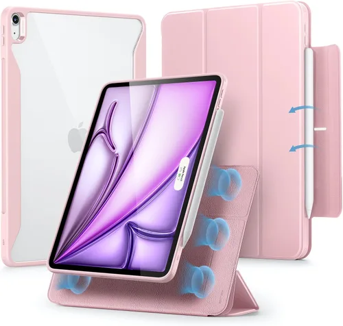 Vista 15 de ESR Funda para iPad Air de 11 pulgadas M3/M2 (2025/2024), Funda para iPad Air de 5ª/4ª generación (2022/2020) de 10.9 pulgadas con soporte