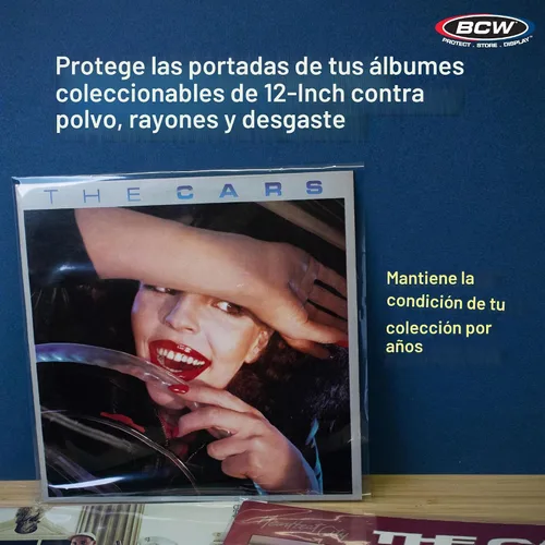 Vista 6 de BCW Fundas para discos de vinilo de 12 pulgadas, polipropileno de 2 mil