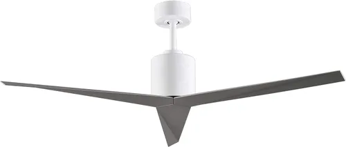 Vista 10 de Matthews EK-BN-BN Eliza - Ventilador de techo Eliza para exteriores e interiores de 56 pulgadas con control remoto y control de pared, 3 aspas ABS