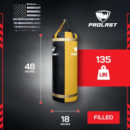 Vista 4 de 4 pies XL 135 libras Bolsa de Golpes y Patadas Pesada para Adultos, Boxeo, MMA, Artes Marciales, Muay Thai, Equipo de Entrenamiento de Fuerza