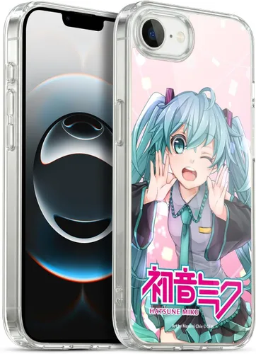 Vista 214 de Head Case Designs Licencia Oficial Hatsune Miku Gráficos Lindos Carcasa de Gel [Protección de Grado Militar] Compatible con Apple iPhone 7