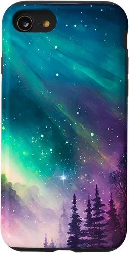 Vista 18 de Northern Lights and Sky Iceland Norway Aurora Borealis Case for iPhone 17