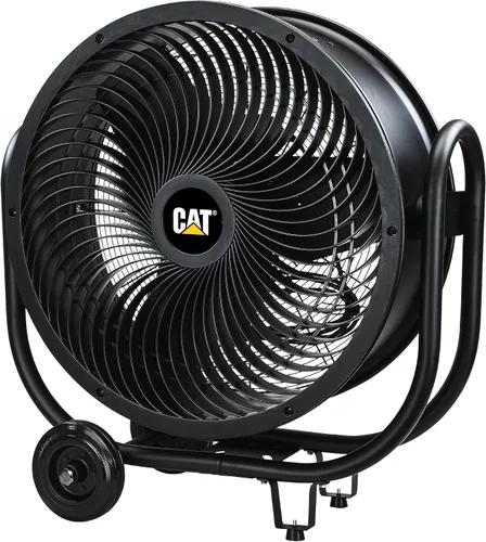 Vista 11 de CAT Ventiladores - Ventilador de tambor industrial de alta velocidad de 24 pulgadas de grado industrial (amarillo, 3 en 1): 6,500 CFM, 3