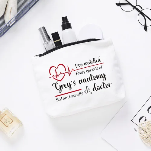 Vista 7 de Fokongna Divertida bolsa de maquillaje organizadora de viaje para mujeres, mamá, tía, mejor amiga, profesora, jefe, personal, colega, compañera