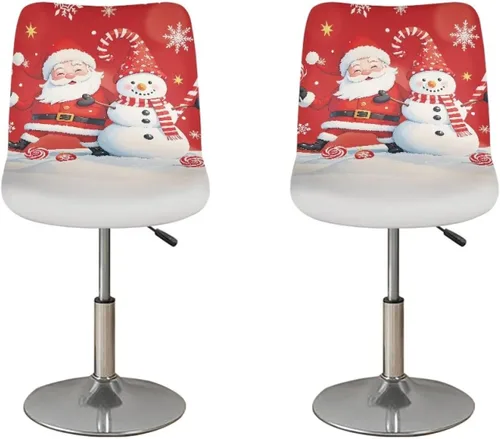 Vista 20 de American Eagle - Juego de 2 fundas para taburetes de bar para sillas de comedor, impermeables, antideslizantes, tamaño universal