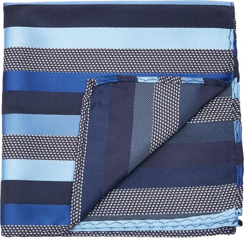 Vista 3 de Stacy Adams Conjunto de corbata a rayas de microfibra para hombre