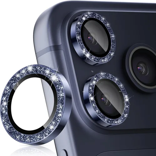 Vista 12 de imluckies Protector de lente de cámara para iPhone 17 Pro, iPhone 17 Pro Max, iPhone 16 Pro, iPhone 16 Pro Max, vidrio templado AR+AF y dureza 9H