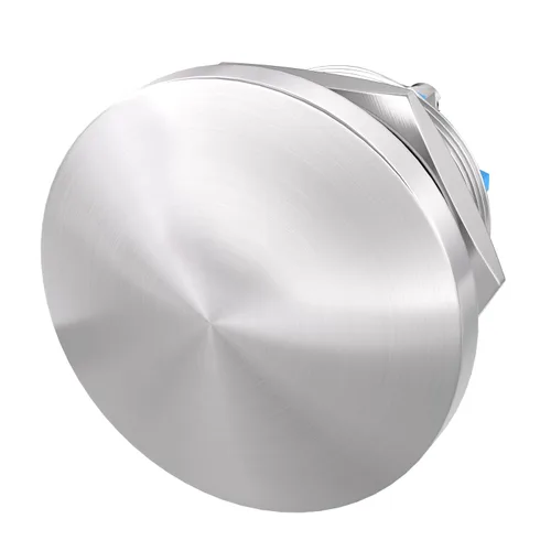 Vista 18 de STARELO Interruptor de botón momentáneo de 0.79 pulgadas, cabeza de hongo de metal de acero inoxidable IP65, resistente al agua, 2 pines, SPST, 1NO
