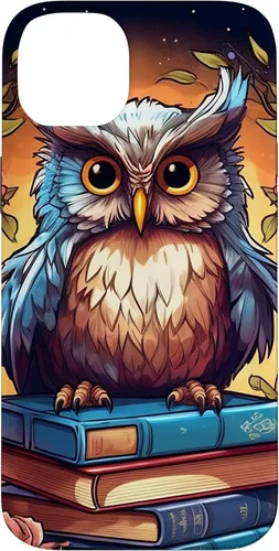 Vista 15 de Funda para bibliotecario para iPhone 16 Owl Book Lover