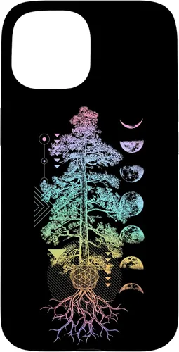 Vista 6 de Tree of Life Phases of The Moon Yoga Chakra Gift Case for iPhone 17
