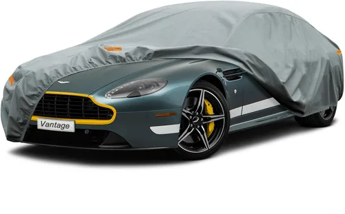 Vista 228 de Kayme Funda de Coche de Servicio Pesado Impermeable para Todo Tipo de Clima, Ajuste Personalizado para Tesla Model S, Cubierta Exterior Completa