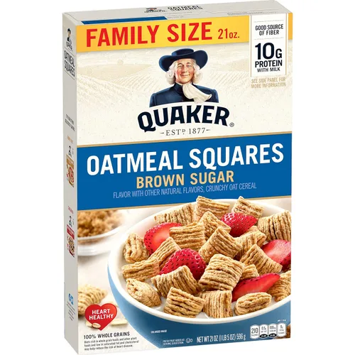Vista 24 de Quaker Avena instantánea, proteína de azúcar morena de arce, 0.35 onzas de proteína, 12.6 onzas, paquete de 6