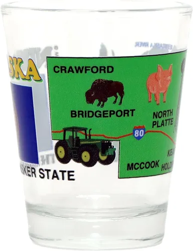 Vista 3 de Nebraska The Cornhusker State All-American Collection - Vaso de chupito