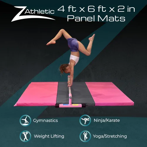 Vista 2 de Z Athletic Colchoneta plegable para gimnasia y acrobacia