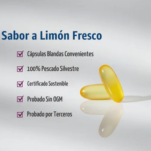 Vista 4 de Complete Omega de limón de Nordic Naturals, 1770, 60, 1, 1