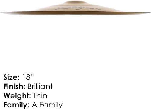 Vista 2 de Zildjian A0354 18" A China Platillo Alto