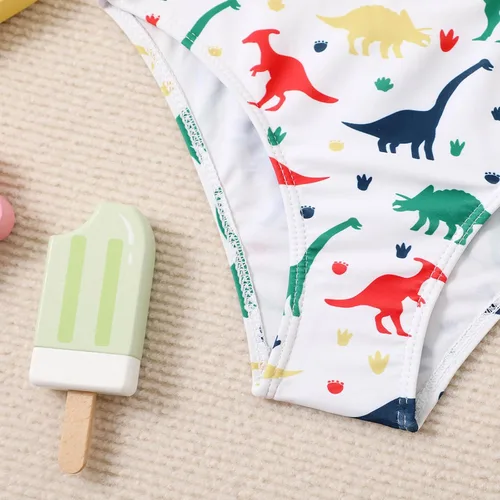 Vista 5 de Traje de baño Bonito niñas pequeñas baño niños y niñas Traje de baño Estampado natación Bikini Playa trajes Tankini