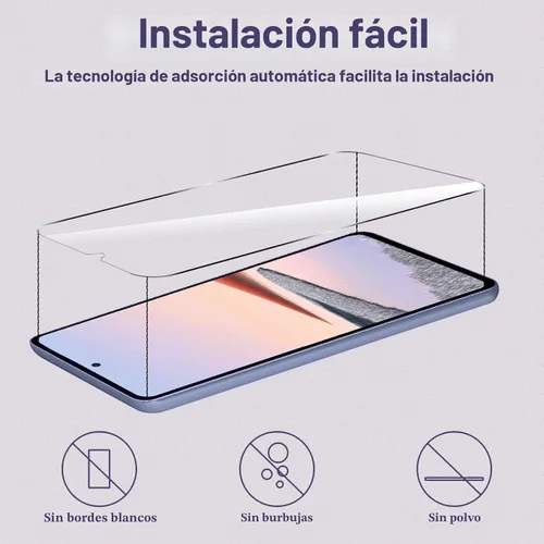 Vista 7 de Paquete de 3 + 3 protectores de pantalla para Galaxy A14 5G + protector de lente de cámara, dureza 9H, resistente a los arañazos, fácil instalación