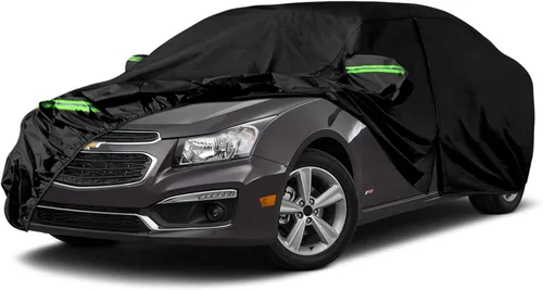 Vista 12 de Funda impermeable para auto Compatible con Chevrolet Impala SS/LS/LT 2000-2020, 6 capas de fundas para auto para todo tipo de clima con cremallera