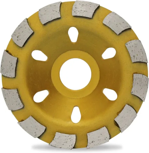 Vista 4 de TM disco de 4 pulgadas para molienda de diamantes de turbo de hormigón para amoladora de ángulo de trabajo duro 12 segs