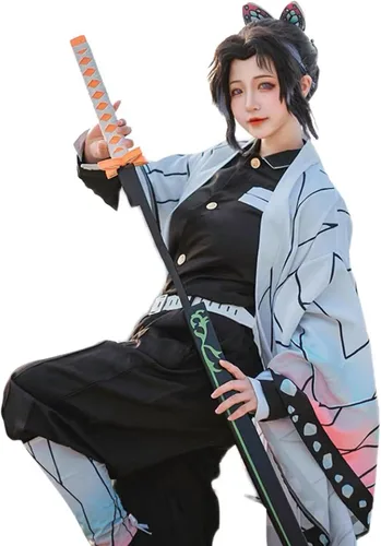 Vista 3 de Disfraz de anime para adultos, kimono, Halloween, Navidad