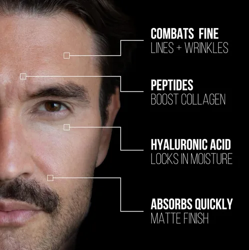 Vista 7 de Rugged & Dapper–Crema facial hidratante para hombres–4 onzas–Crema facial de uso diario antiarrugas y loción para después de afeitar con karité