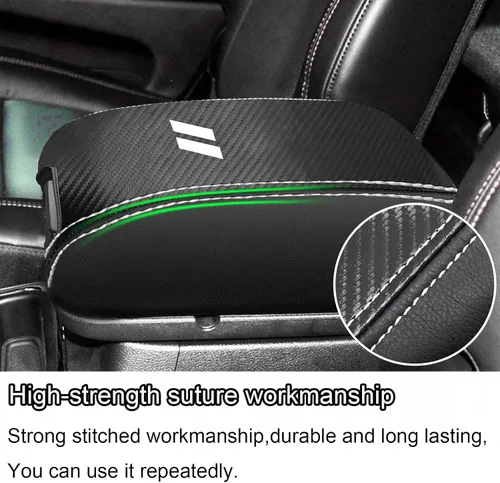 Vista 3 de YOSRTER Accesorios para Dodge Durango 2011-2018 2019 2020 Funda para reposabrazos de consola central, caja interior, decoración de reposabrazos
