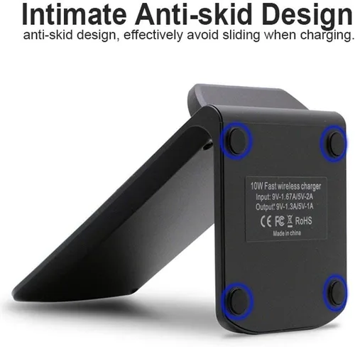 Vista 11 de Soporte de cargador inalámbrico rápido para Samsung Galaxy S25 S24 S23 S22 Ultra/S21/Note 20/S20/S10+/S10e/S9/S8+/S7 Edge Note 9/8 Qi Base de carga
