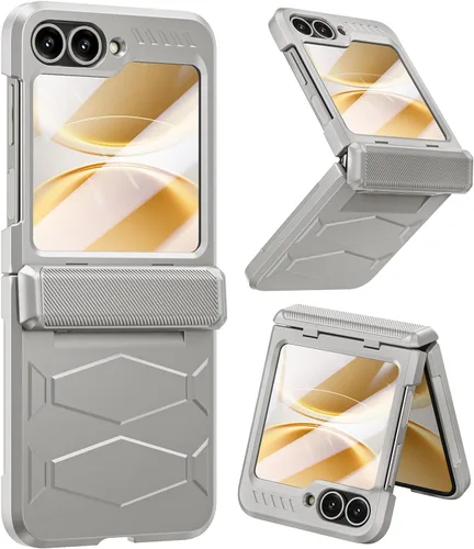 Vista 15 de Funda para Samsung Z Flip 4: [Protección completa de bisagra] Funda delgada para teléfono con protección de pantalla incorporada, protección