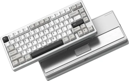 Vista 9 de Womier ERA75 Teclado mecánico inalámbrico 75% con VIA/QMK, perilla, teclado personalizado de aluminio completo, interruptores POM lubricados