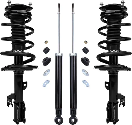 Vista 17 de Detroit Axle - Kit de 4 puntales para Ford Escape 2014-2019, 2 amortiguadores traseros ensamblaje 2 puntales delanteros y resortes helicoidales 2015