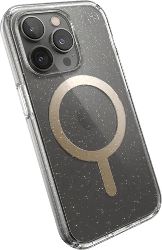Vista 19 de Speck Presidio LUX - Funda para iPhone 17, compatible con MagSafe, funda protectora delgada, color negro desvanecido/gris pizarra/blanco