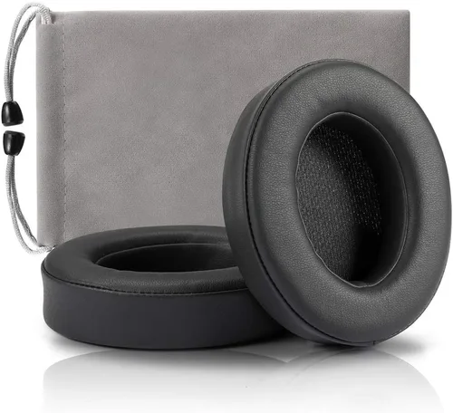 Vista 9 de Almohadillas de repuesto para auriculares, fundas para almohadillas compatibles con auriculares Beats Studio 2 y Studio 3 de Dr.DRE 1 par (negro)