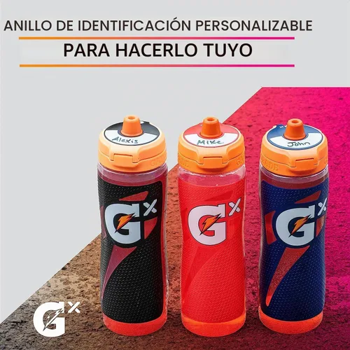 Vista 5 de Gatorade Gx NFL - Botellas antideslizantes para apretar, 30 onzas líquidas, sistema de hidratación Gx Arizona Cardinals