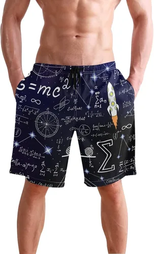 Vista 2 de Sinestour - Bañador para hombre, secado rápido y manuscrito a mano, mulas