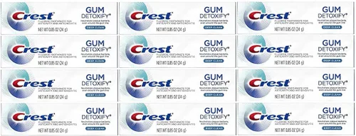 Vista 8 de Crest Gum Detoxify Deep Clean Pasta de dientes, 0.85 onzas de tamaño de viaje