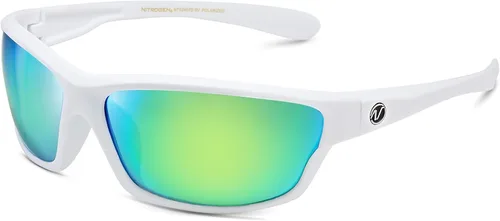 Vista 22 de Nitrogen Gafas de sol deportivas polarizadas envolventes para hombres y mujeres, UV400, para conducir, pescar, correr, gafas de sol