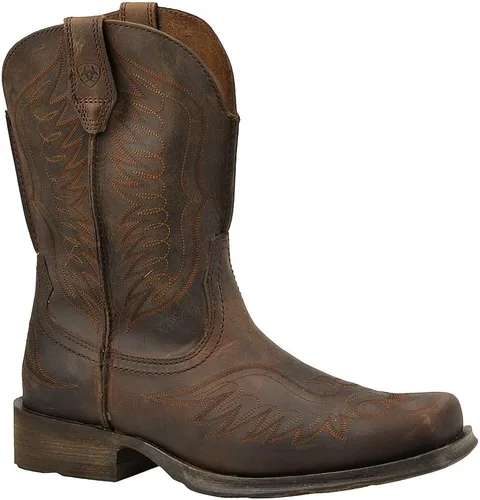 Vista 3 de Ariat Botas vaqueras Rambler Phoenix Western para hombre, Marrón, 7