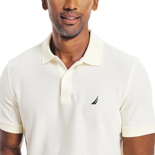 Vista 160 de Nautica playera polo clásica de mangas cortas, color sólido, para hombre