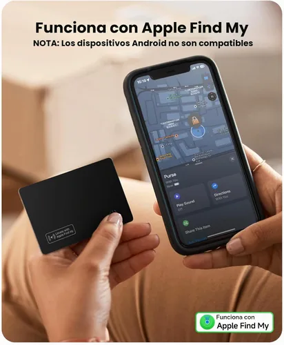 Vista 5 de Paquete de 4 tarjetas Air Tag Tracker 2026, ultra delgada, 0.07 pulgadas, impermeable IP68, funciona con Find My (iOS), para carteras, llaves 4