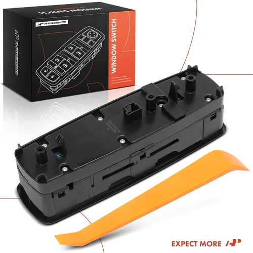 Vista 8 de A-Premium Interruptor de elevalunas eléctrico delantero izquierdo del lado del conductor, negro Compatible con Mercedes-Benz A160 2004-2005, A190