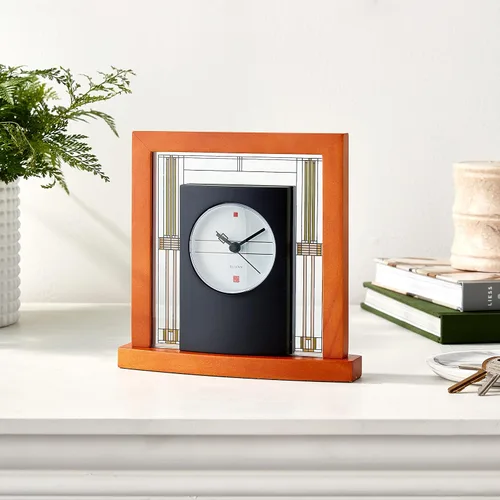 Vista 2 de Bulova B7756 Willits Frank Lloyd Wright Reloj de mesa