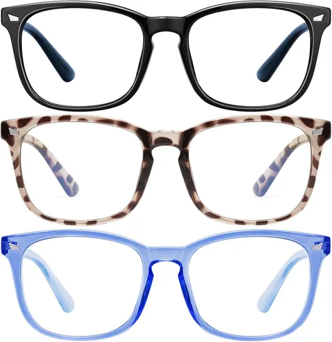 Vista 23 de hunsquer Gafas de luz azul para mujer/hombre