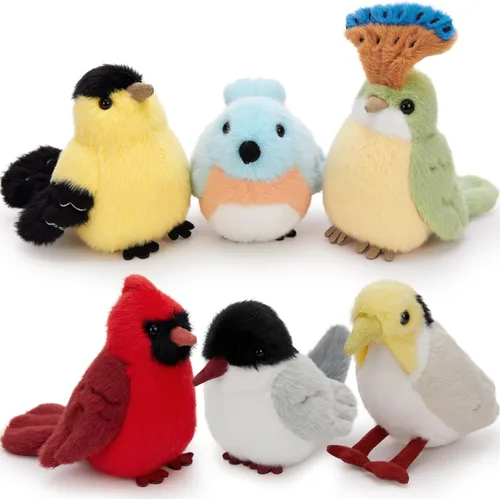 Vista 23 de Muiteiur 4 Piezas de Animales de Peluche de Perros, 8 Pulgadas Peluches de Perros a Granel con Corazón, Juguetes de Peluche Suaves de Cachorros