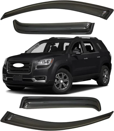 Vista 190 de Viseras para ventanas para Mazda 3 Sedán 4 puertas 2004 2005 2006 2007 2008 2009 estilo JDM Mugen, deflector de viento, protector solar y de lluvia