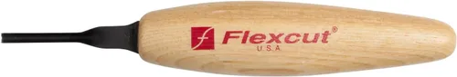 Vista 5 de FLEXCUT U-Gouge, cuchilla afilada micro del corte del alto carbono de la maquinilla de afeitar